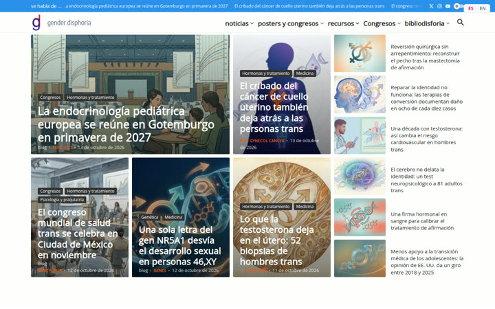 Portada de Disforia de género