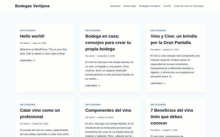 Portada de Bodegas Vertijana